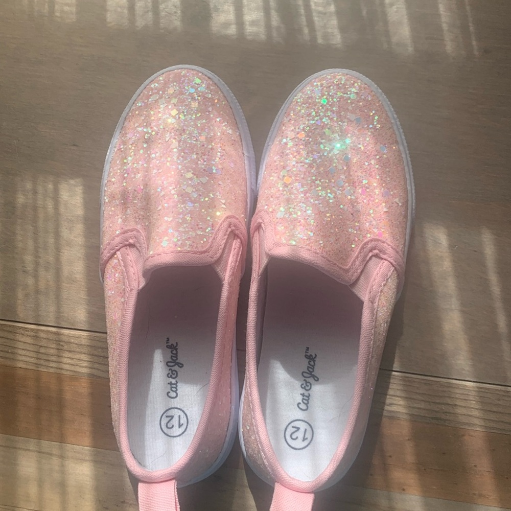 Cat and Jack toddler size 12 slide on shoes